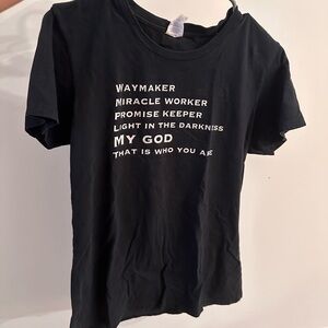 Port and Company Black Short Sleeve Tee